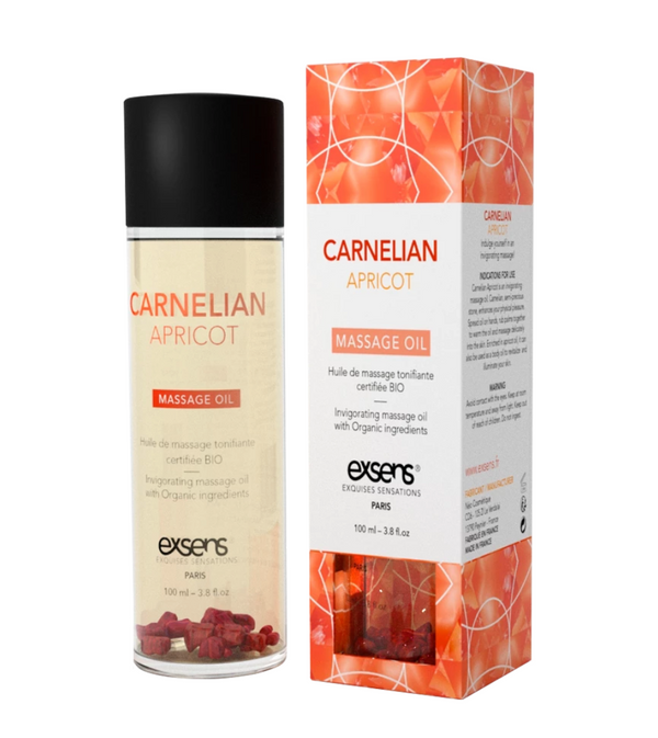 Crystal Massage Oil  Carnelian Apricot